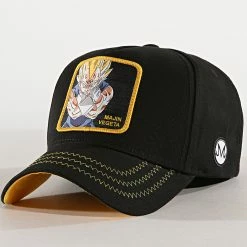 Meilleure affaire 🎁 Casquette Majin Vegeta Noir de Capslab 😉