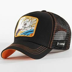 Vente flash 🧨 Casquette Trucker Vegeto Noir de Capslab 🥰