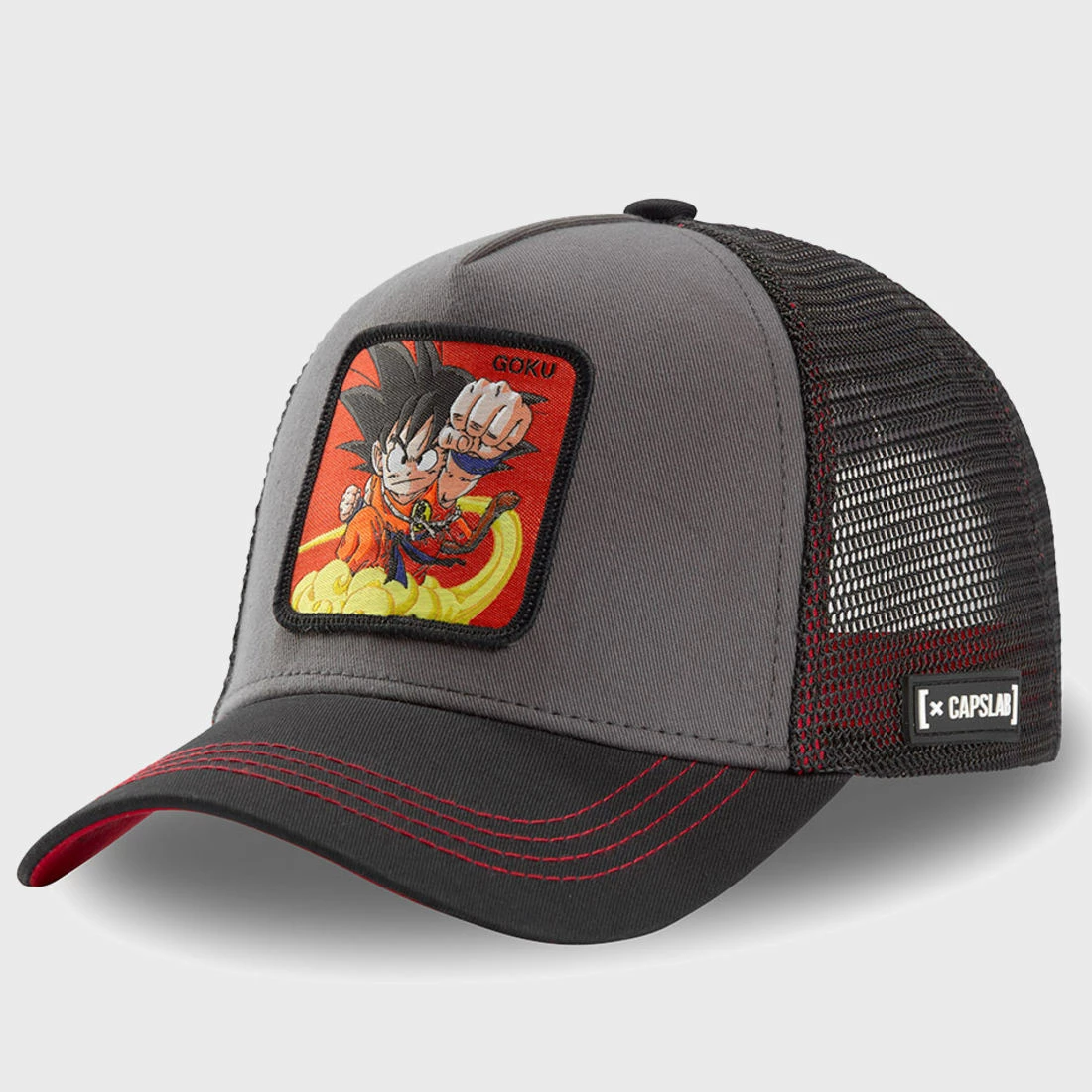 Acheter 😉 Casquette Trucker Goku Noir Gris de Capslab 👍 1 Acheter 😉 Casquette Trucker Goku Noir Gris de Capslab 👍