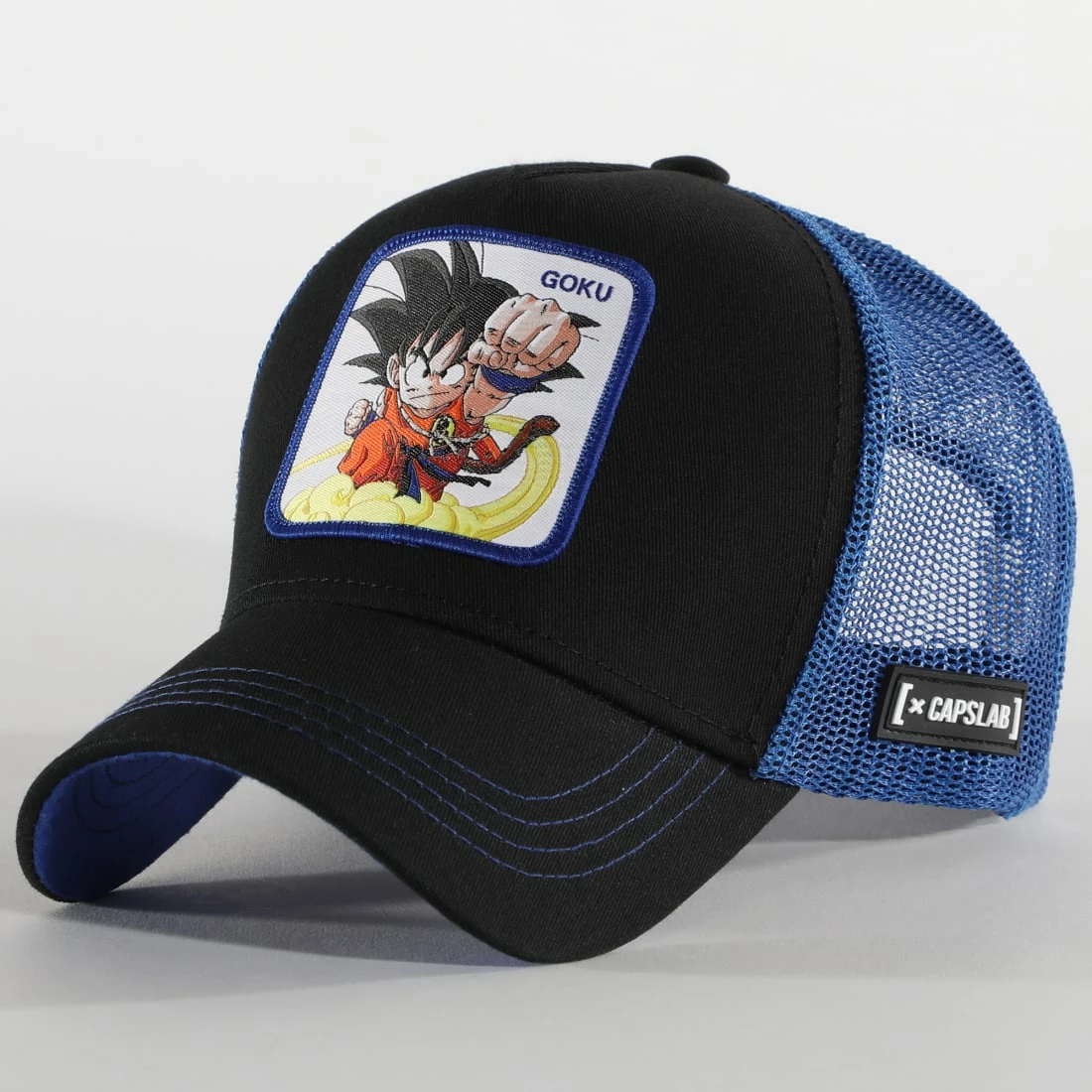 De gros 👏 Casquette Trucker Goku 2 CL-DB1-1 Noir Bleu de Capslab 🤩 1 De gros 👏 Casquette Trucker Goku 2 CL-DB1-1 Noir Bleu de Capslab 🤩