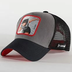 Acheter ✔️ Casquette Trucker Kojiro Gris Noir de Capslab 🤩
