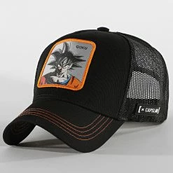 Acheter 🤩 Casquette Trucker Goku Noir de Capslab 😍