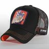 Le moins cher ✨ Casquette Trucker Goku Noir Orange de Capslab 🎁