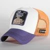 Tout neuf 🧨 Casquette Trucker Goku Orange Fluo Violet de Capslab ⌛