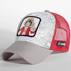Les meilleures critiques de 🔥 Casquette Trucker Luffy Gris Rouge de Capslab 🌟