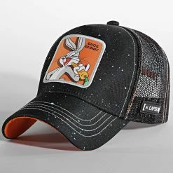 Le moins cher ✨ Casquette Trucker Bugs Bunny Noir de Capslab 👍