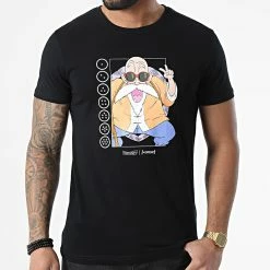 Offres 🛒 Tee 👕 Shirt Kame Sennin Noir de Capslab ✔️ -PromosCapslab Magasin capslab 296386 CL DBZ4 1 TSC SEN2 20211228T161603 03