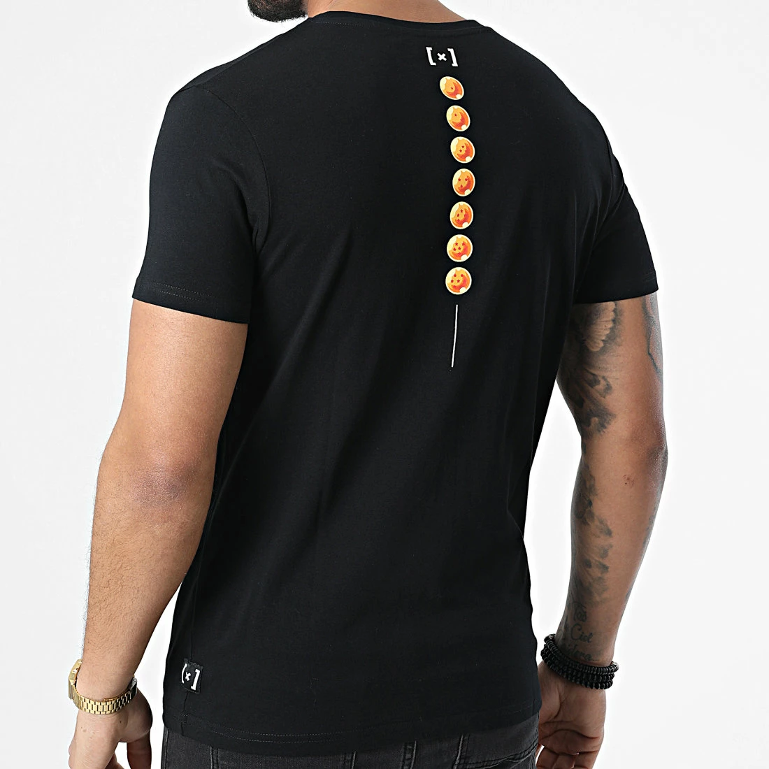 Vente flash 🎁 Tee 👚 Shirt Goku Saiyan Noir de Capslab ✔️ 4 Vente flash 🎁 Tee 👚 Shirt Goku Saiyan Noir de Capslab ✔️ – Image 4