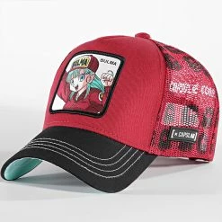 Meilleure vente 🧨 Casquette Trucker Bulma Bordeaux de Capslab ⭐