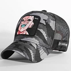 Grosses soldes 😍 Casquette Trucker Buu Camo Gris de Capslab ✔️