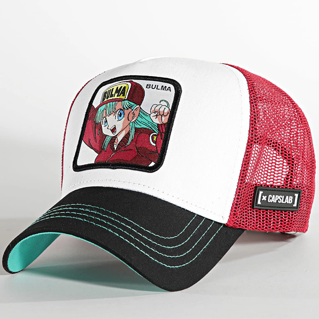 Promo 😉 Casquette Trucker Bulma Rouge Noir de Capslab ✔️ 1 Promo 😉 Casquette Trucker Bulma Rouge Noir de Capslab ✔️