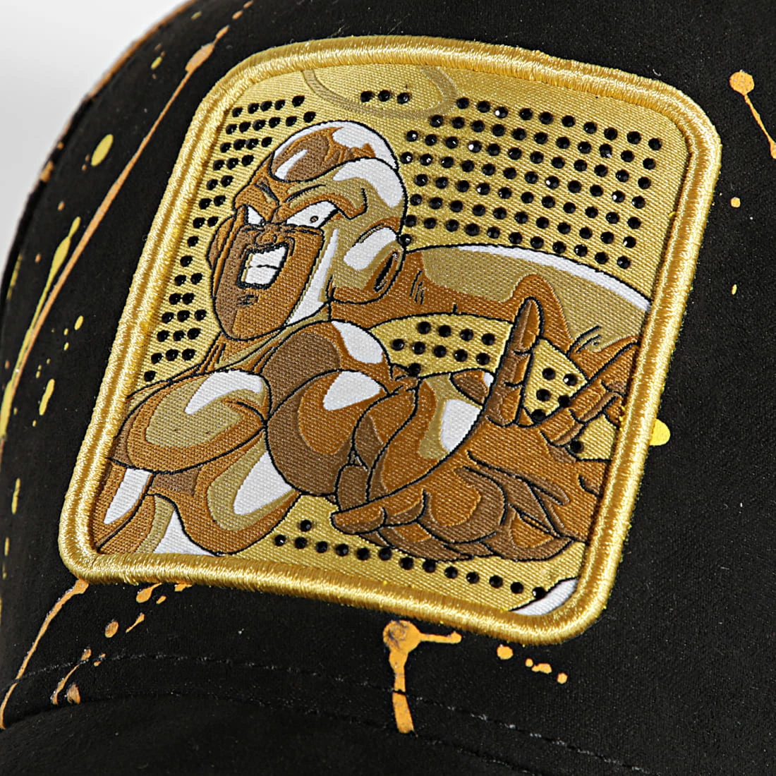 Top 10 🔥 Casquette Golden Frieza Noir Doré de Capslab ❤️ – Image 2