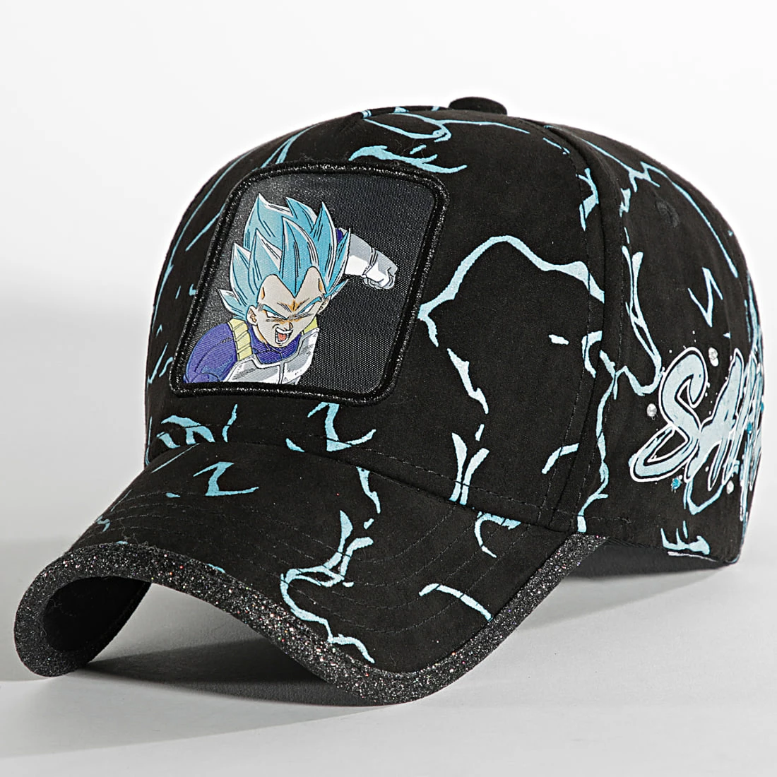 Acheter 👏 Casquette Vegeta Noir Bleu de Capslab 😀