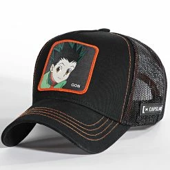 Vente flash 😉 Casquette Trucker Gon Noir de Capslab ❤️