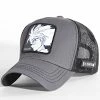 De gros 🔥 Casquette Trucker Killua Noir Gris de Capslab 🤩