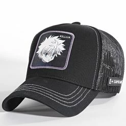 Le moins cher ✨ Casquette Trucker Killua Noir de Capslab 🥰