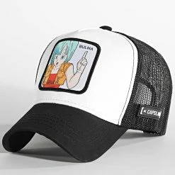 Tout neuf 🎁 Casquette Trucker Bulma Blanc Noir de Capslab 👏