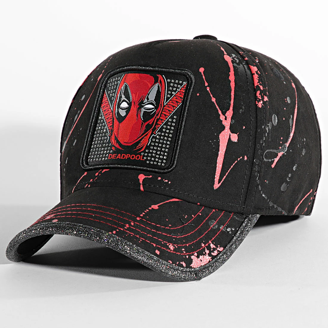 Le moins cher 👏 Casquette Deadpool Noir de Capslab ⭐ 1 Le moins cher 👏 Casquette Deadpool Noir de Capslab ⭐