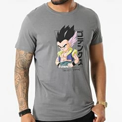 Grosses soldes 🌟 Tee 👕 Shirt Gotenks CL-DBZ4-1 Gris de Capslab 🔔 -PromosCapslab Magasin capslab 320589 CL DBZ4 1 TSC GOT1 20220530T162353 03