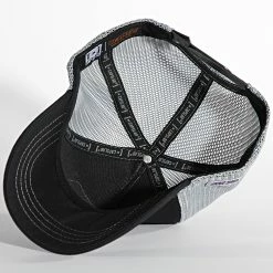 Vente flash 🎉 Casquette Trucker Cell Gris Noir de Capslab ⌛ -PromosCapslab Magasin capslab 320619 CL DBZ 1 CELB 20220519T155612 04