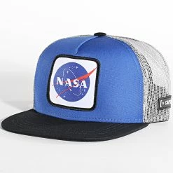 Nouveau 😉 Casquette Trucker Embroidery Noir Bleu Gris de Capslab 🤩