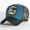 Meilleur prix 💯 Casquette Trucker Batman Turquoise Noir de Capslab ⭐