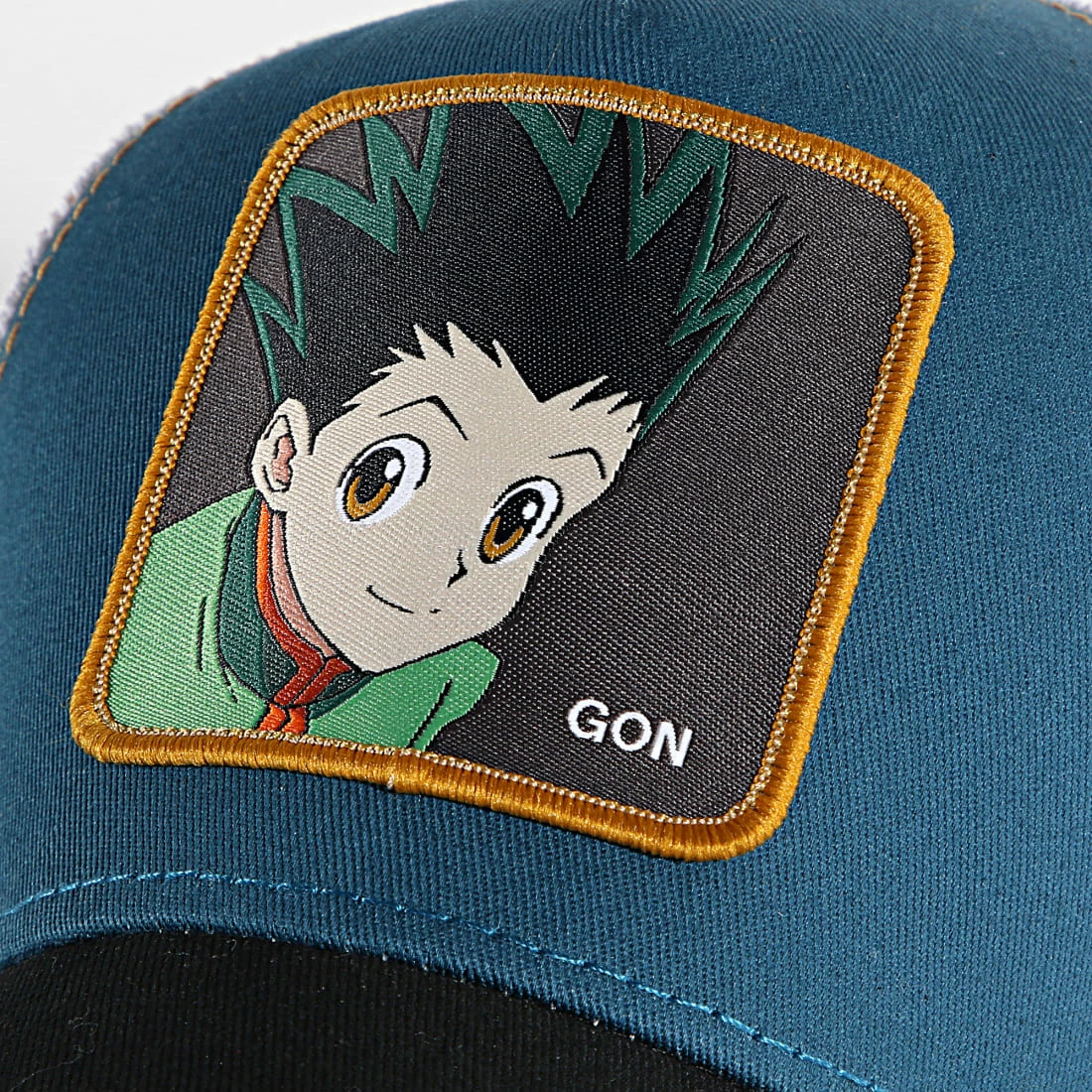 Bon marché 🎁 Casquette Trucker Gon Bleu Noir Blanc de Capslab ✔️ 2 Bon marché 🎁 Casquette Trucker Gon Bleu Noir Blanc de Capslab ✔️ – Image 2