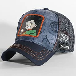 Acheter 😀 Casquette Trucker Gon Bleu Marine de Capslab 🎉