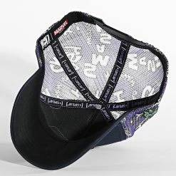 Vente flash 💯 Casquette Trucker Hulk Bleu Marine Violet de Capslab 🧨 -PromosCapslab Magasin capslab 333596 CL MAR3 1 HUL2 20220830T134913 04