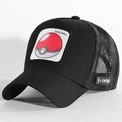 Coupon 🥰 Casquette Trucker Pokéball Noir de Capslab 🌟
