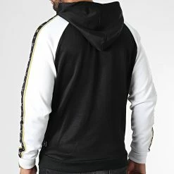 Offres ⭐ Sweat Zippé Capuche A Bandes Straw Hat Crew Noir Blanc de Capslab ✔️ -PromosCapslab Magasin capslab 333628 CL OP1 1 SWZ SKU 20220824T155645 04