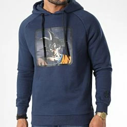 Les meilleures critiques de 🔥 Sweat Capuche Goku Bleu Marine de Capslab 🌟