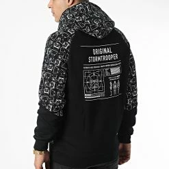 Meilleure vente ✔️ Sweat Capuche Stormtrooper CL-STT1-1-SW-0RI4 Noir de Capslab 😉