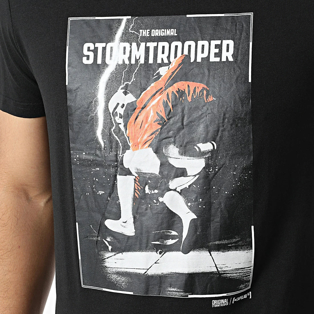 Coupon 💯 Tee 👚 Shirt Stormtrooper CL-STT1-1-TSC-SKA2 Noir de Capslab 🧨 2 Coupon 💯 Tee 👚 Shirt Stormtrooper CL-STT1-1-TSC-SKA2 Noir de Capslab 🧨 – Image 2