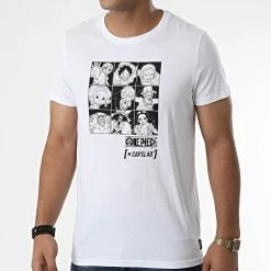 Bon marché ⌛ Tee 👚 Shirt CL-0P1-1-TSC-CAS1 Blanc de Capslab 😉