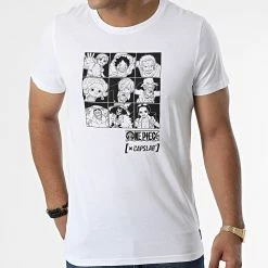 Bon marché ⌛ Tee 👚 Shirt CL-0P1-1-TSC-CAS1 Blanc de Capslab 😉 -PromosCapslab Magasin capslab 337861 CL 0P1 1 TSC CAS1 20220920T153053 03