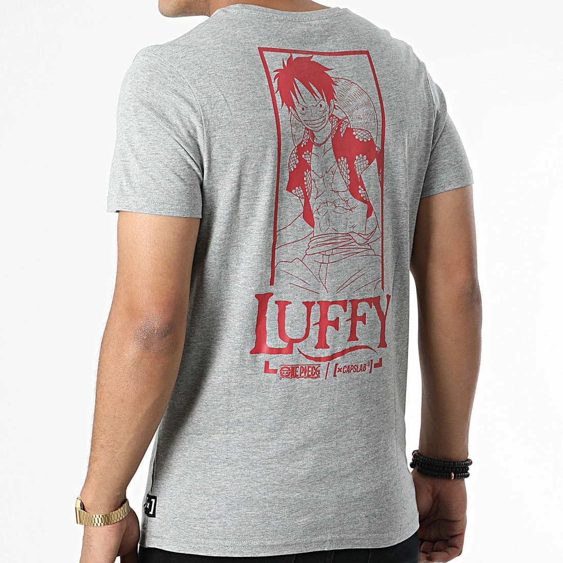 Meilleure affaire ❤️ Tee 👚 Shirt Luffy CL-0P1-1-TSC-LUF2 Gris Chiné de Capslab ✨ 1 Meilleure affaire ❤️ Tee 👚 Shirt Luffy CL-0P1-1-TSC-LUF2 Gris Chiné de Capslab ✨