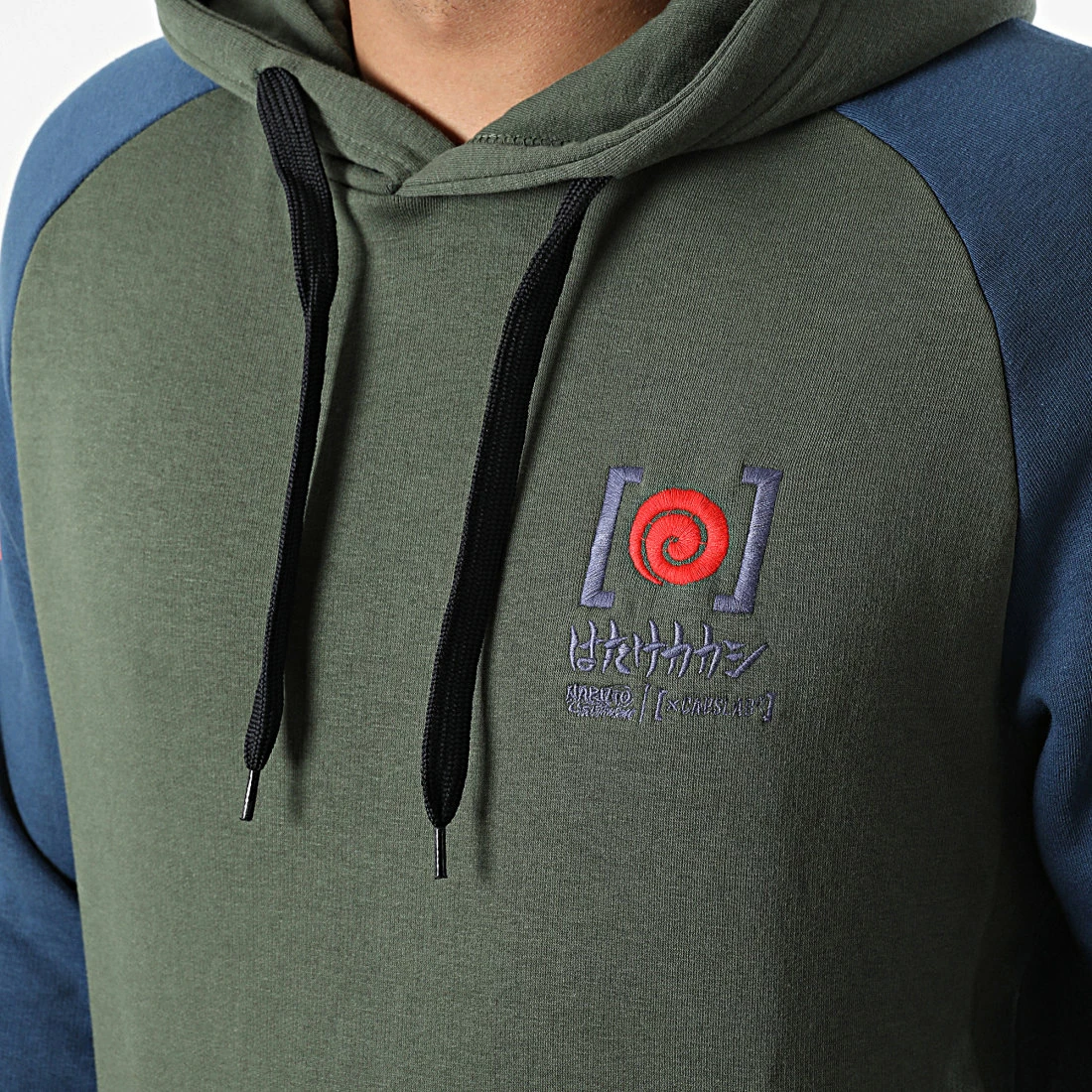 Le moins cher 🌟 Sweat Capuche Kakashi CL-NS-1-SW-KAK1 Vert Kaki Bleu Marine de Capslab 😉 2 Le moins cher 🌟 Sweat Capuche Kakashi CL-NS-1-SW-KAK1 Vert Kaki Bleu Marine de Capslab 😉 – Image 2