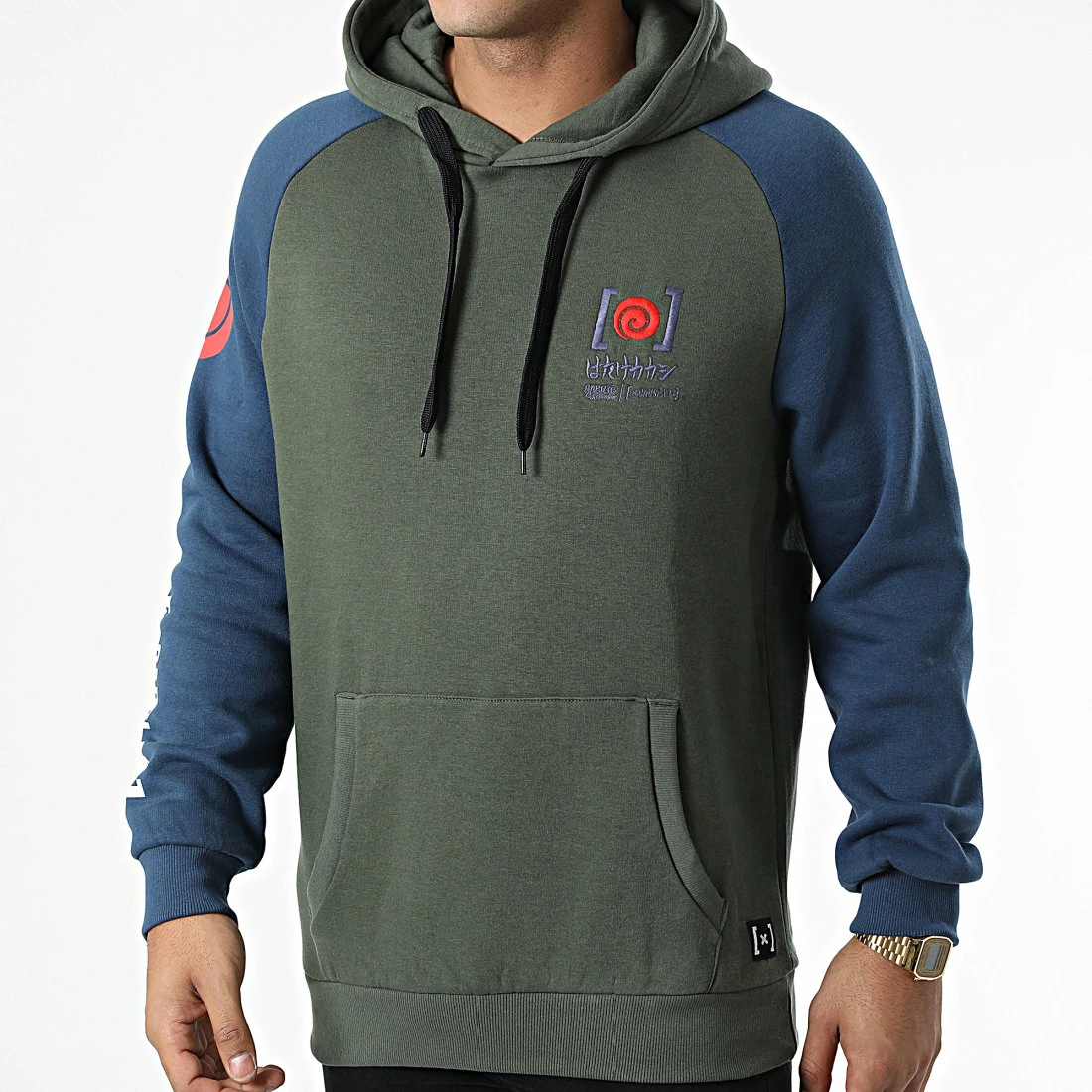 Le moins cher 🌟 Sweat Capuche Kakashi CL-NS-1-SW-KAK1 Vert Kaki Bleu Marine de Capslab 😉 4 Le moins cher 🌟 Sweat Capuche Kakashi CL-NS-1-SW-KAK1 Vert Kaki Bleu Marine de Capslab 😉 – Image 4