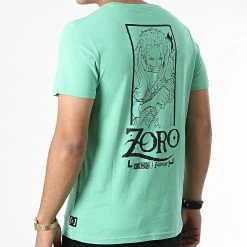 Meilleure affaire 😍 Tee 👕 Shirt Zoro CL-0P1-1-TSC-ZOR2 Vert de Capslab 👏