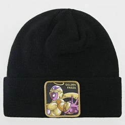 Meilleure vente 🛒 Bonnet Golden Frieza Noir de Capslab 😀