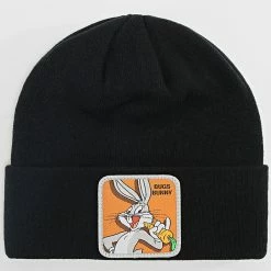 De gros 🤩 Bonnet Bugs Bunny Noir de Capslab 🎁