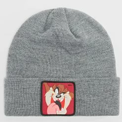 Vente flash ⌛ Bonnet Taz Gris Chiné de Capslab 🔔