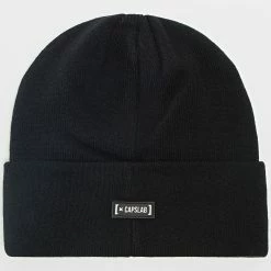 Meilleure vente ⭐ Bonnet It's A Me Noir de Capslab 😀 -PromosCapslab Magasin capslab 343140 CL SMB 1 BON TRI1 20221021T160507 03