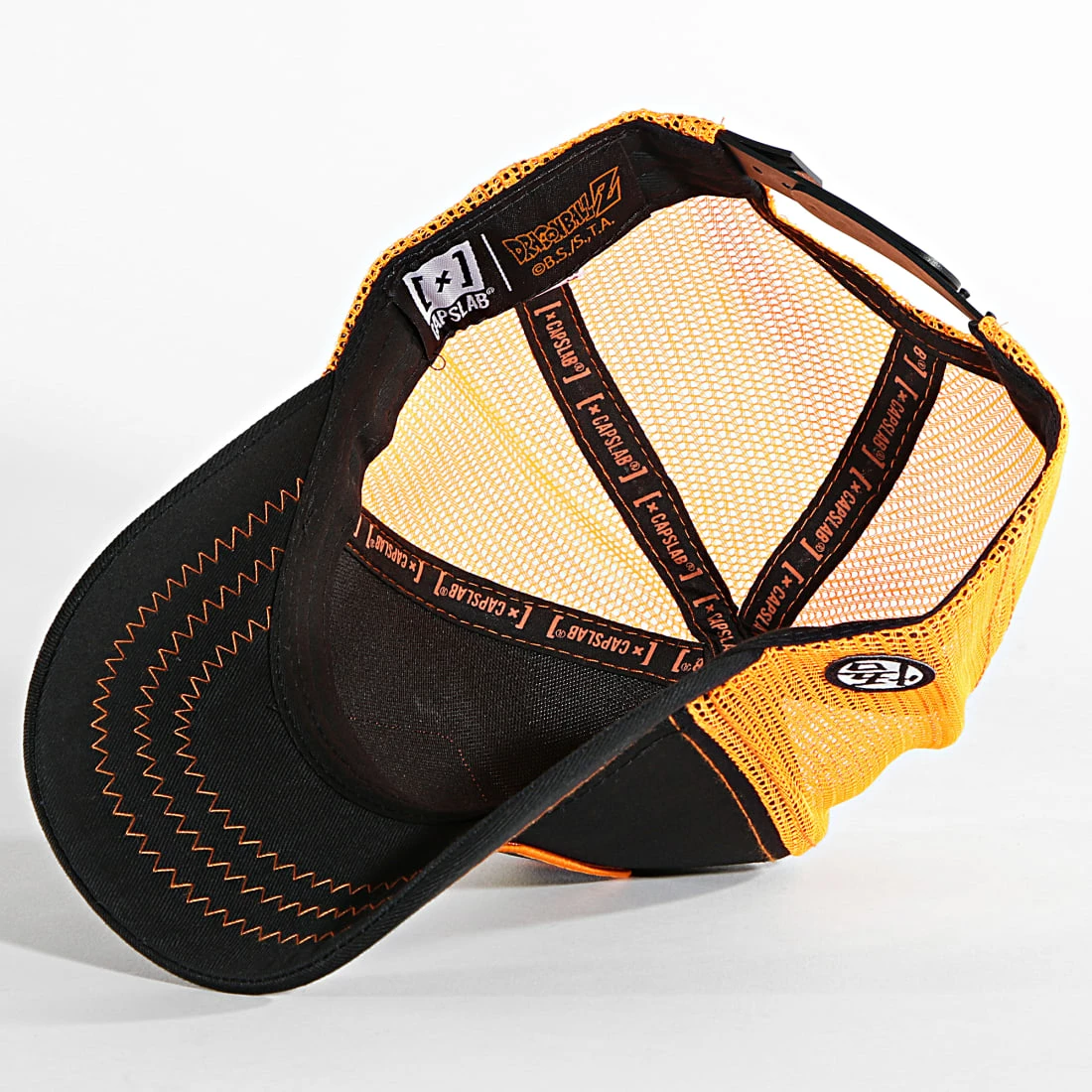 Grosses soldes ✨ Casquette Trucker Goku Noir Orange de Capslab 🛒 4 Grosses soldes ✨ Casquette Trucker Goku Noir Orange de Capslab 🛒 – Image 4