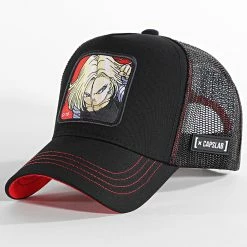Promo 🎉 Casquette Trucker C-18 Noir de Capslab 😀