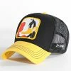 De gros 💯 Casquette Trucker Daffy Duck Noir Jaune de Capslab 🛒