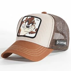 Promo ⭐ Casquette Trucker Taz Marron de Capslab 🛒