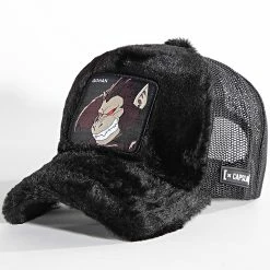 Coupon 😍 Casquette Trucker Fourrure CL-DBZ-FUR1-OOZ1 Noir de Capslab 🥰