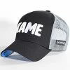 Meilleure vente 😉 Casquette Trucker CL-DB1-1 Kame Gris Noir de Capslab 👏